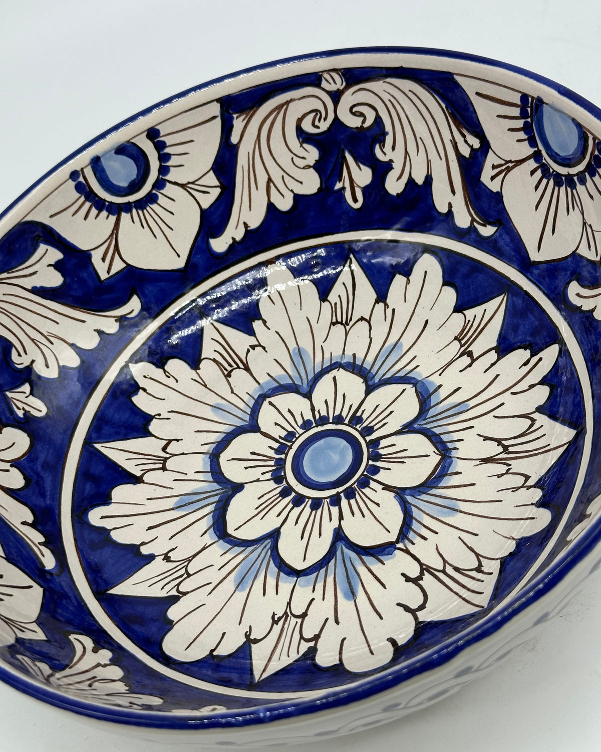 Insalatiera diametro cm 25 Ceramica Caltagirone - Bluemoon - INSALATIERA