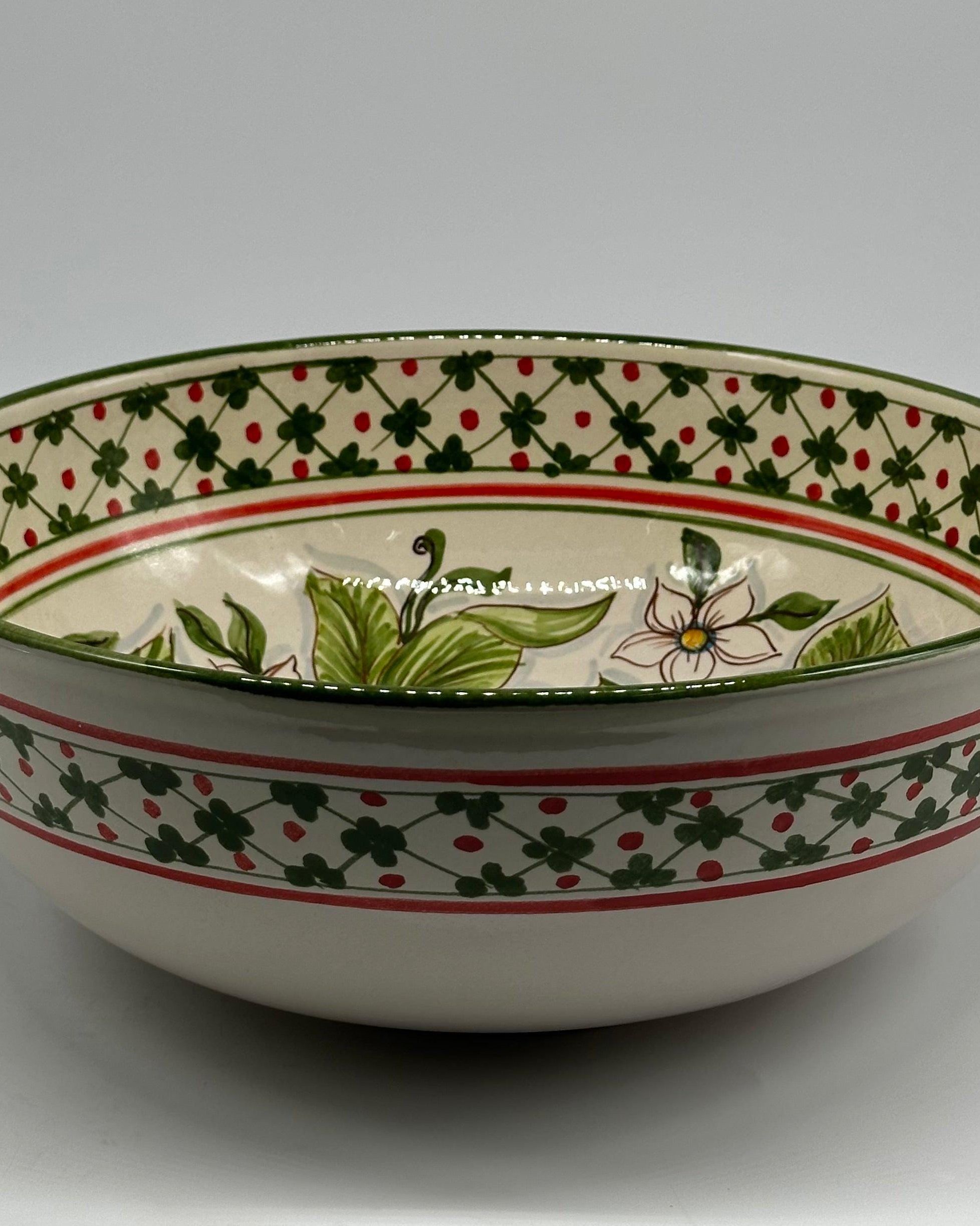 Insalatiera diametro cm 30 Ceramica Caltagirone - Rustico