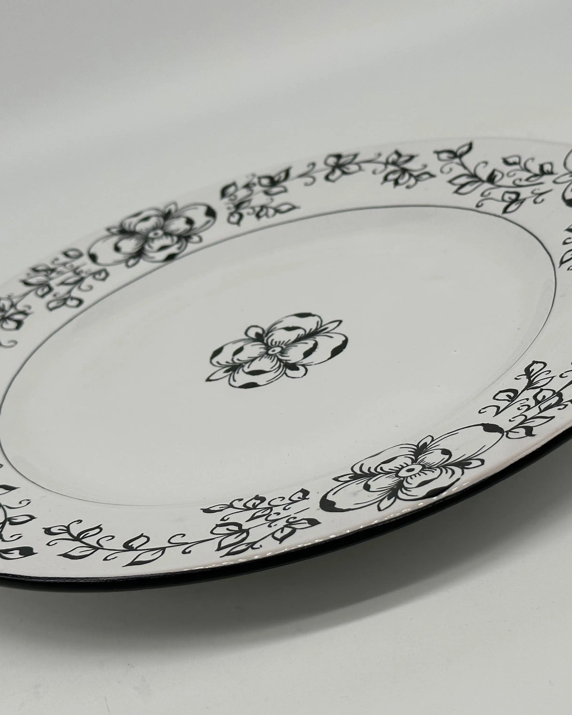 Piatto Piano Uso Alimentare Ceramica Caltagirone - Agata DD CERAMICHE SICILIANE