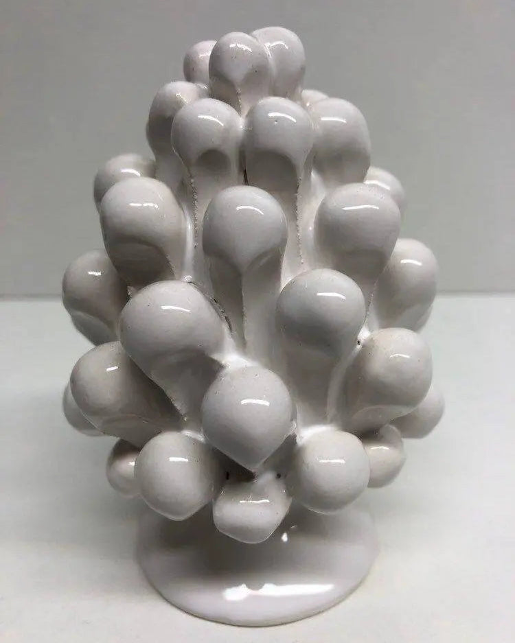 Pigna Ceramica Caltagirone cm H.10 Artigianale VARI COLORI DD CERAMICHE SICILIANE