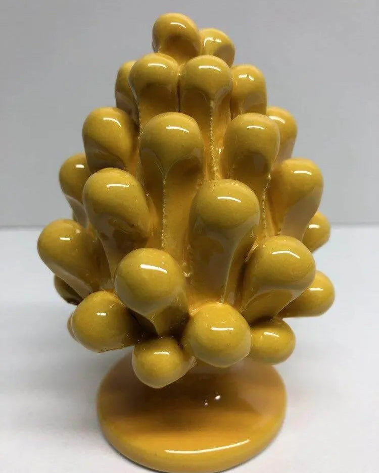 Pigna Ceramica Caltagirone cm H.10 Artigianale VARI COLORI DD CERAMICHE SICILIANE