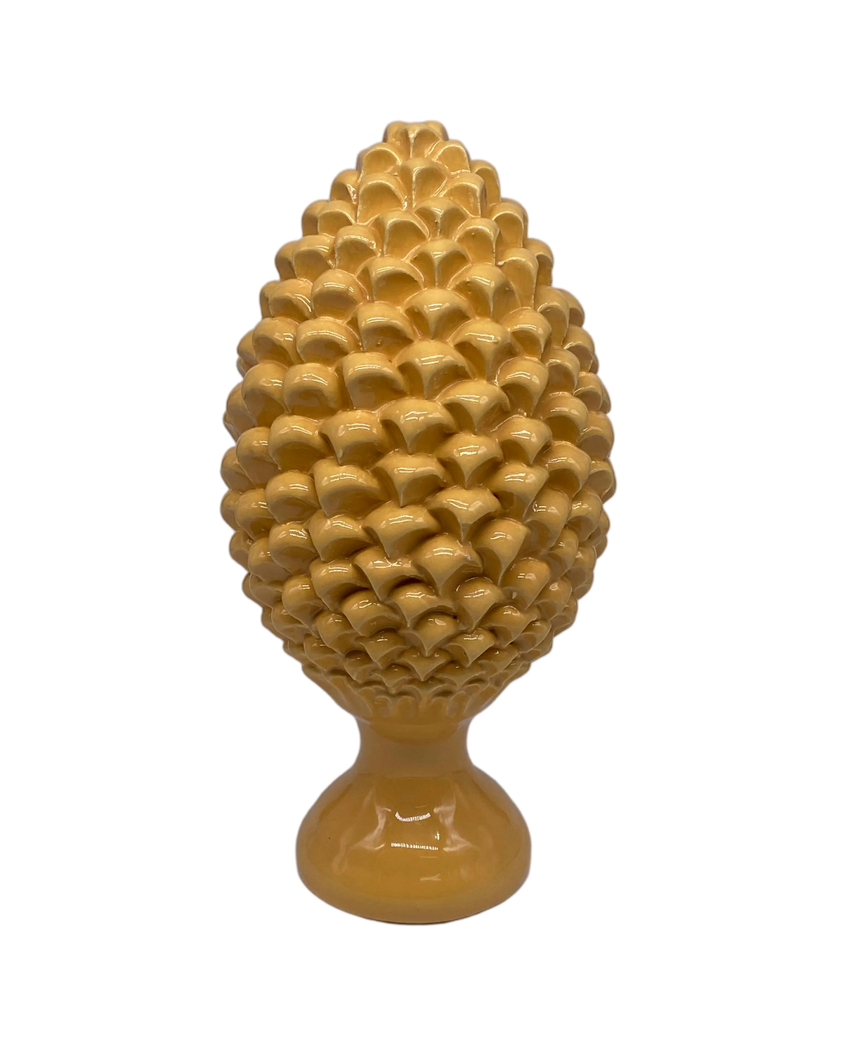 Pigna Ceramica Caltagirone cm H.30 Artigianale Linea Luis VARI COLORI DD CERAMICHE SICILIANE