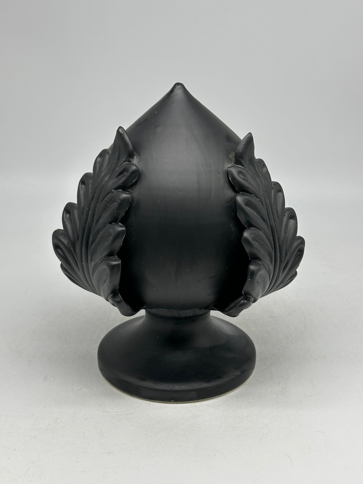 Pumo Ceramica Caltagirone cm H.20 Artigianale Nero Opaco - PUMI