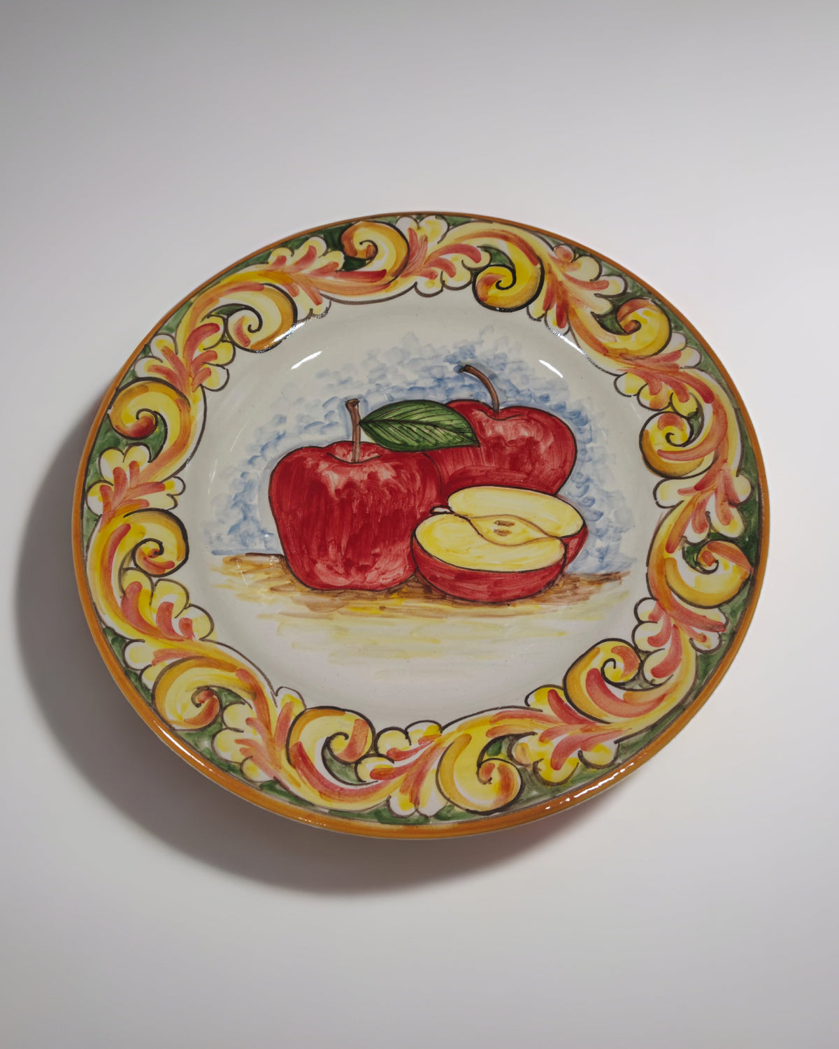 Servizio 12 Piatti Uso Alimentare Ceramica Caltagirone - Fruit of Sicily - PIATTI