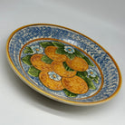 Piatto da Portata Fangotto Diametro 30cm Uso Alimentare Ceramica Caltagirone - Arance - PIATTI