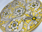 Piatto Decorativo dipinto a mano diametro cm 30 Decoro n.11 DD CERAMICHE SICILIANE