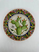 Piatto Fondo Uso Alimentare Ceramica Caltagirone - Fico d’India - PIATTI SERVIZIO