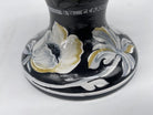 Pigna Ceramica Caltagirone cm H.20 Artigianale VENUS Nero Bianco DD CERAMICHE SICILIANE