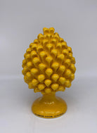 Pigna Ceramica Caltagirone cm H.25 Artigianale Giallo DD CERAMICHE SICILIANE