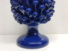 Pigna Ceramica Caltagirone cm H.30 Artigianale Blu Notte DD CERAMICHE SICILIANE