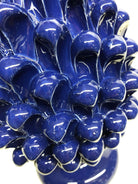 Pigna Ceramica Caltagirone cm H.30 Artigianale Blu Notte DD CERAMICHE SICILIANE