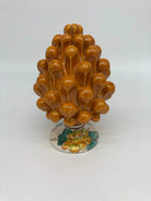 Pigna Ceramica Caltagirone Linea “4 stagioni” cm H.15 Artigianale DD CERAMICHE SICILIANE