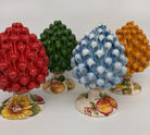 Pigna Ceramica Caltagirone Linea “4 stagioni” cm H.20 Artigianale DD CERAMICHE SICILIANE