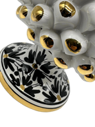 Pigna “CHIC” Ceramica Caltagirone cm H.20 Artigianale Bianco DD CERAMICHE SICILIANE