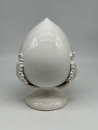 Pumo Ceramica Caltagirone cm H.25 Artigianale Bianco - PUMI