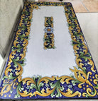 Tavolo Rettangolare Ornato – Pietra Lavica Decorata - TAVOLI